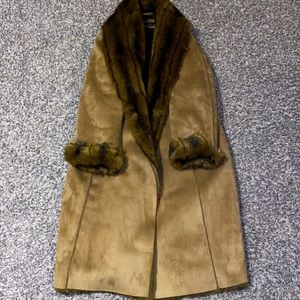 Tribal long fur jacket